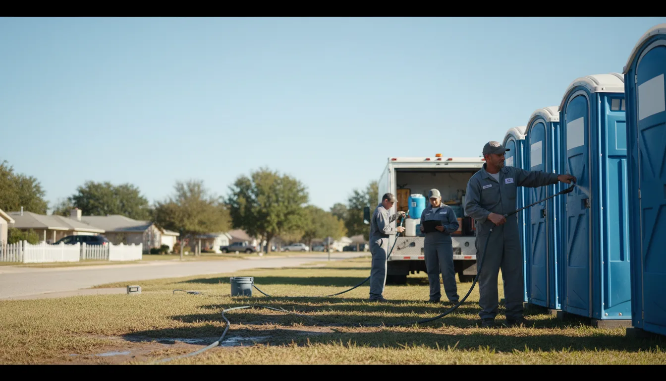 Long-Term Portable Toilet Rental in Lanett, AL near me
